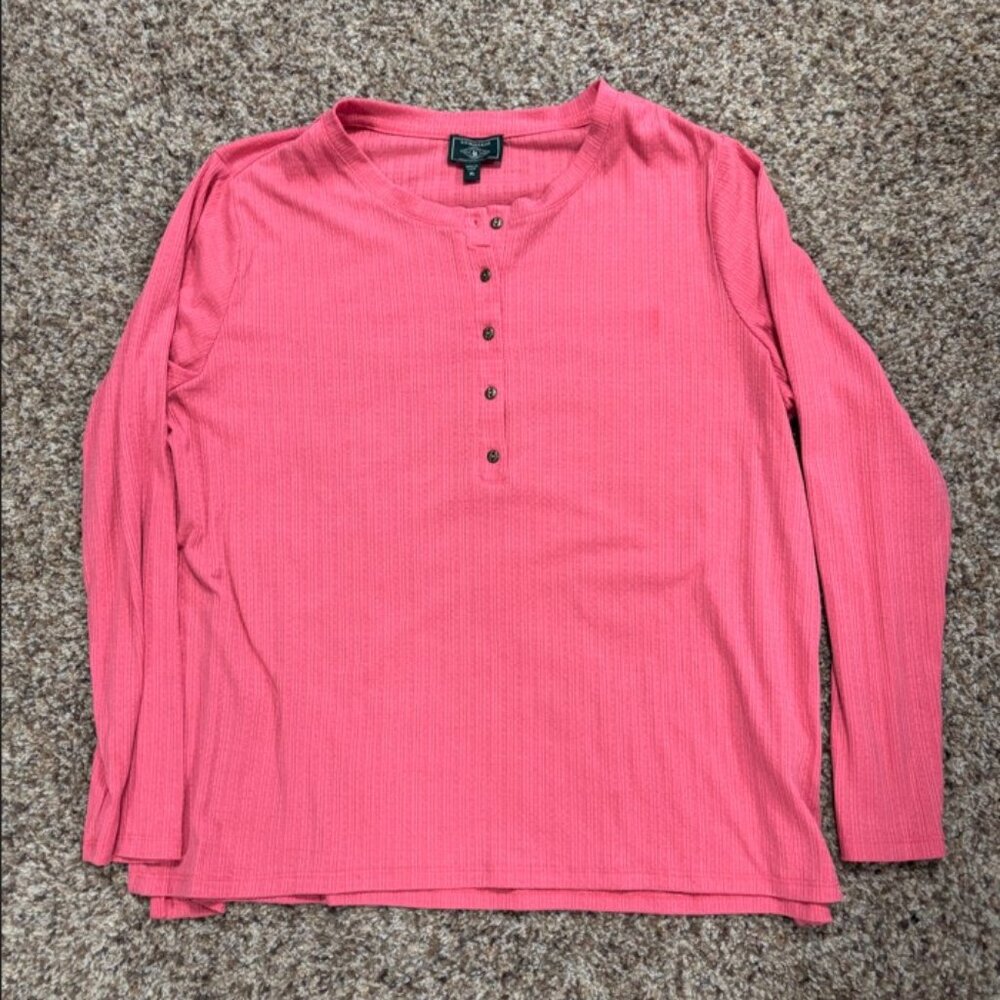 G.H. Bass & Co. Henley Top - Women's Size XL - 2183